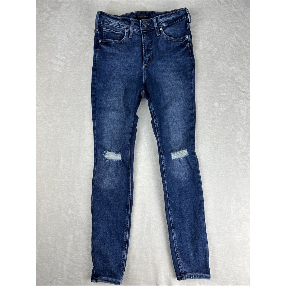 Silver Jeans Womens 29 Blue High Rise Stretch Infinite Fit L/L29